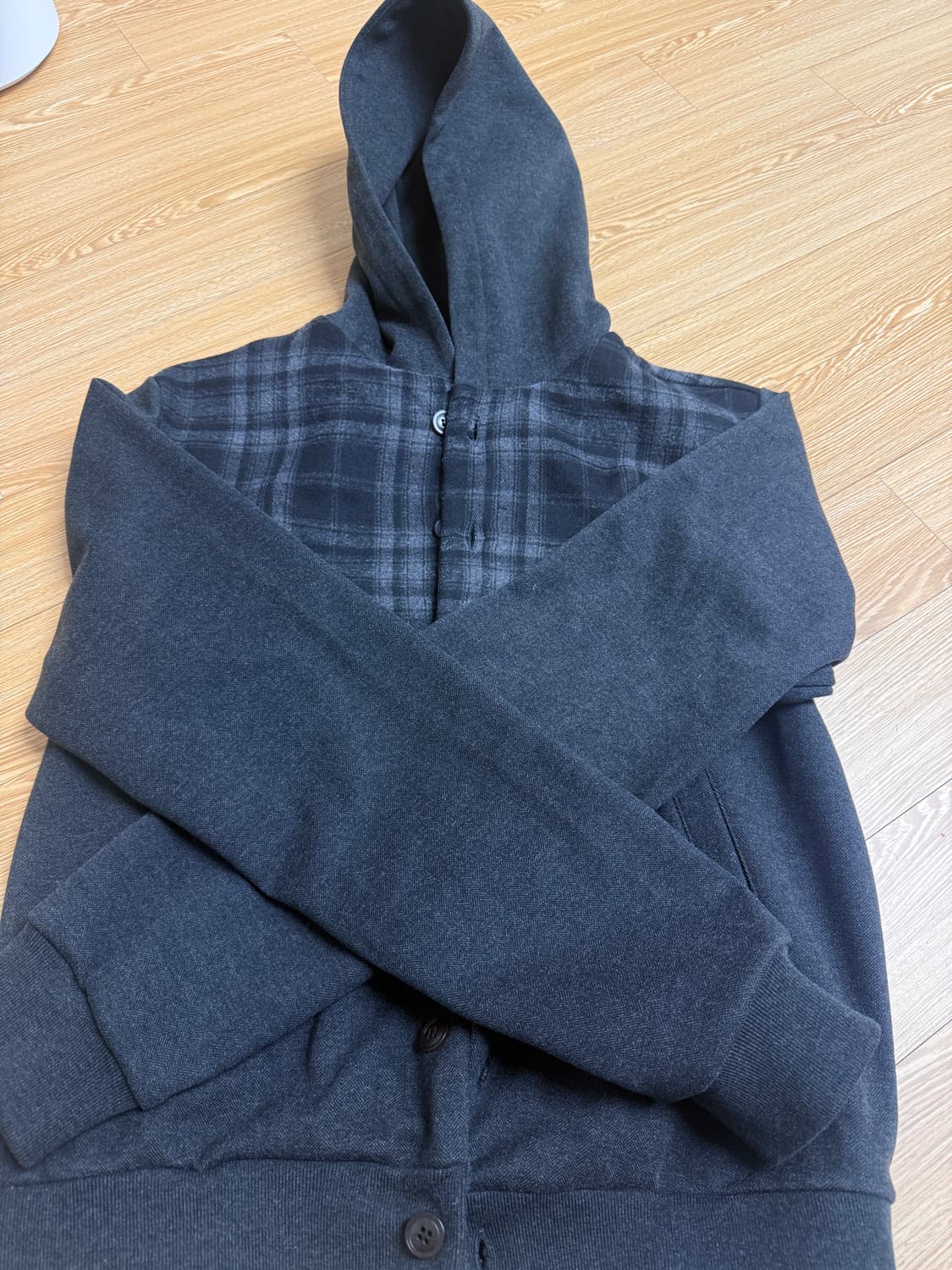 saros check jacket - Charcoal(1) 상품이미지2