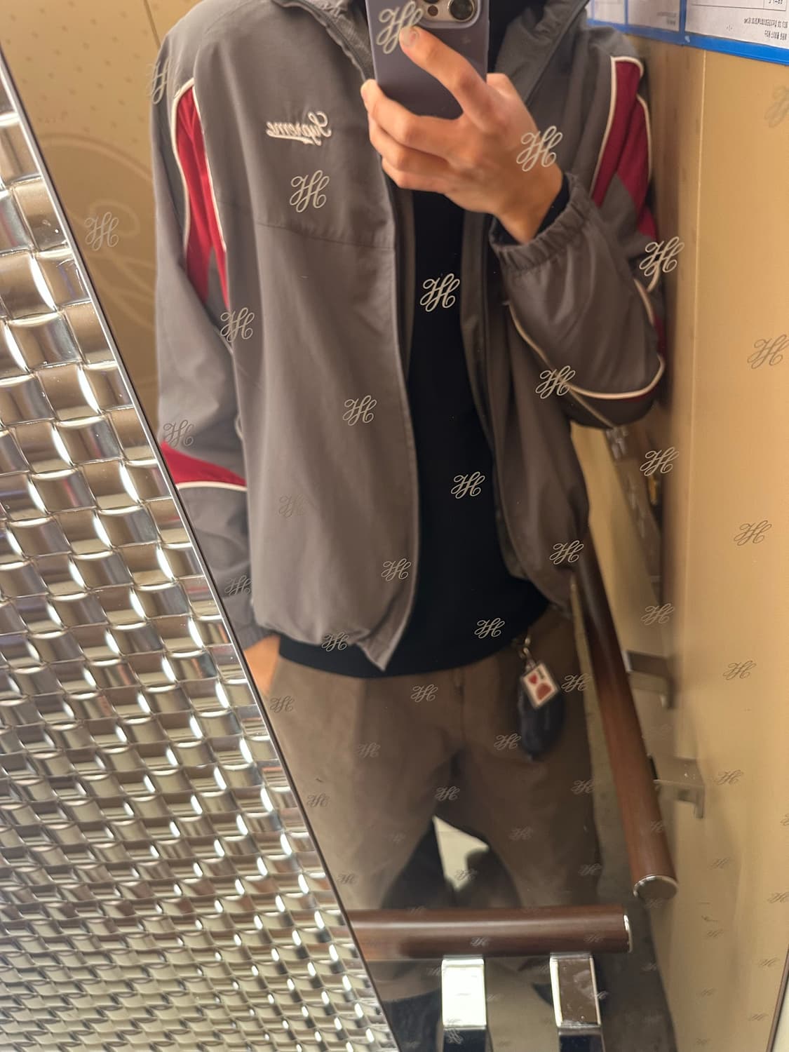 Hatchingroom over duck pants washedblack 상품이미지1