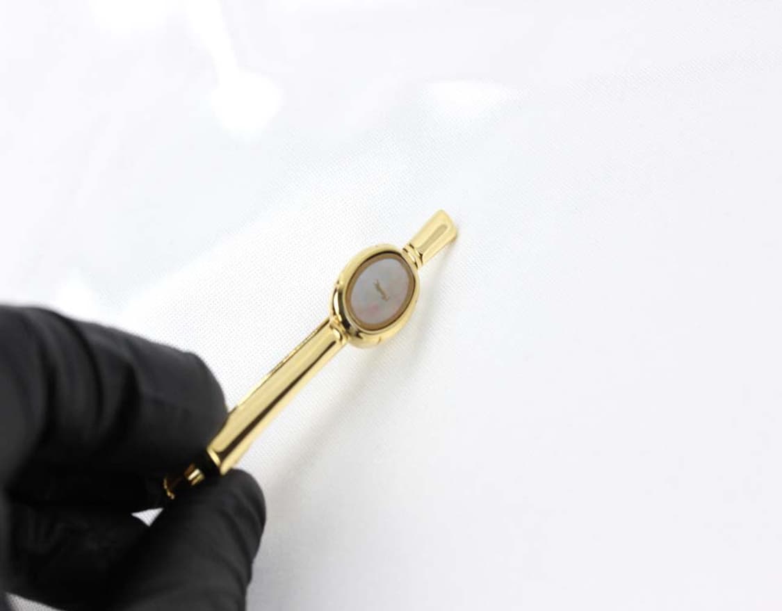 입생로랑 A등급 5.5cm 천연자개 남자 명품 넥타이핀 빈티지 상품이미지5