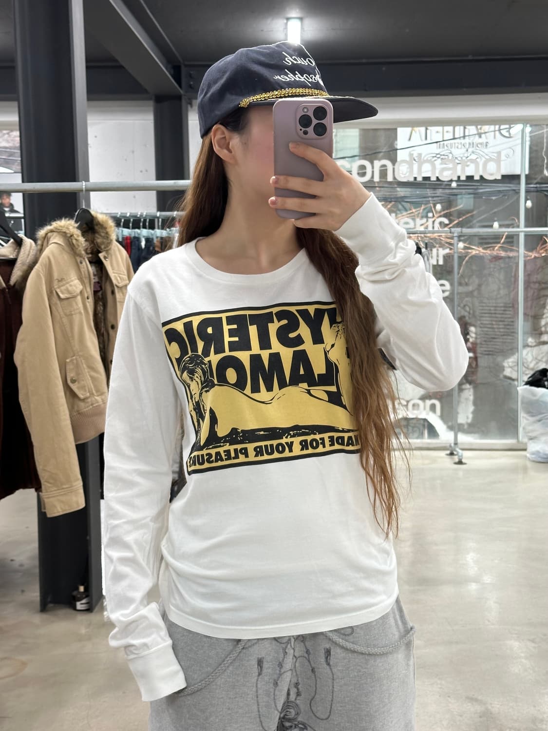 히스테릭글래머 히스걸 카툰 롱슬리브 긴팔티 상품이미지3