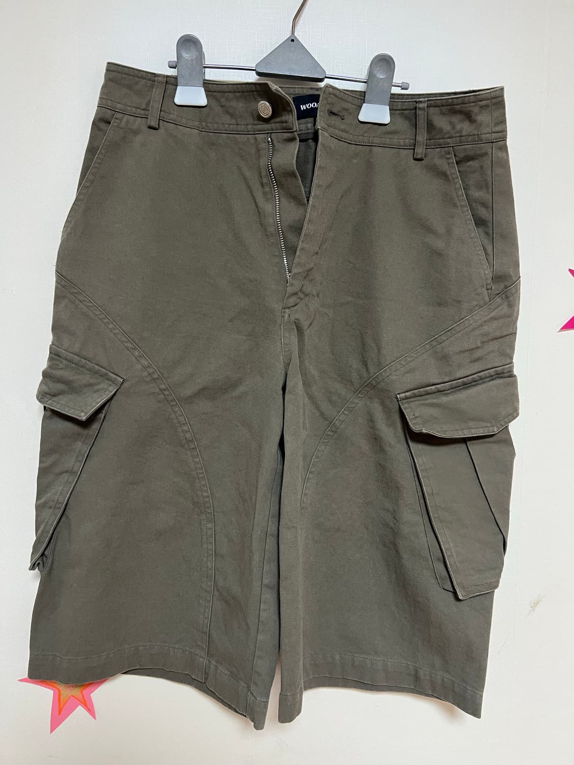 [M] 우알롱 버뮤다 카고 팬츠 상품이미지1