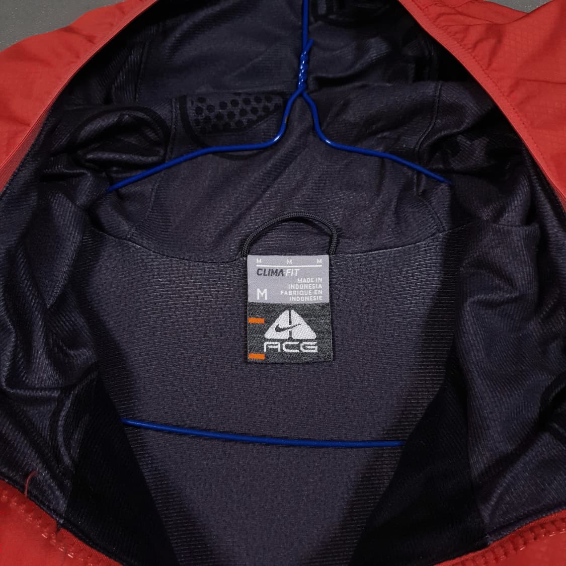 M (95) 나이키 ACG 클리마핏 후드 바람막이 자켓 레드 고프코어 상품이미지5