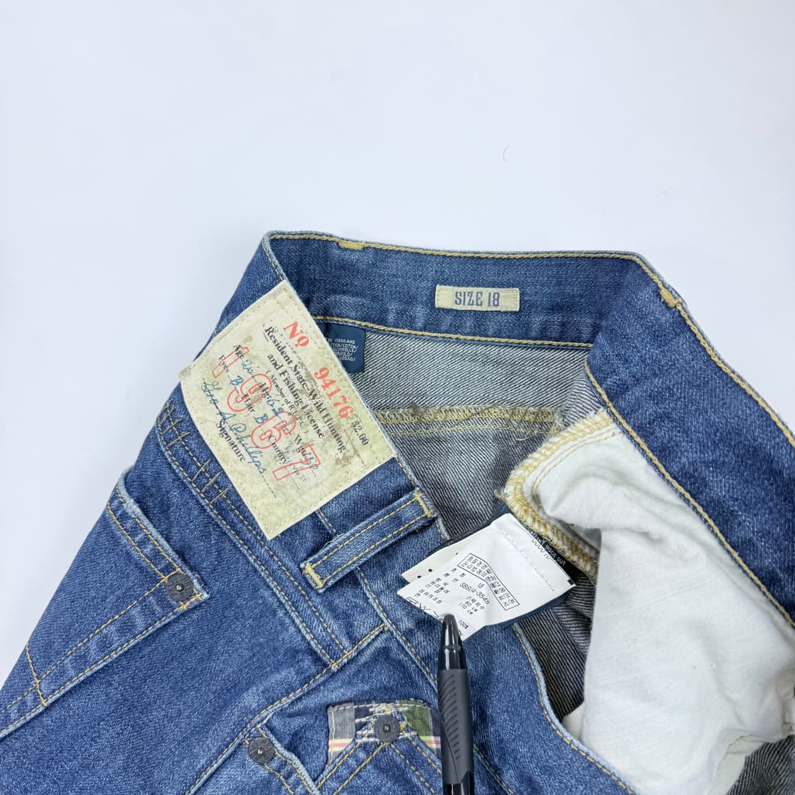 폴로 랄프로렌 패치워크 데님팬츠 상품이미지3