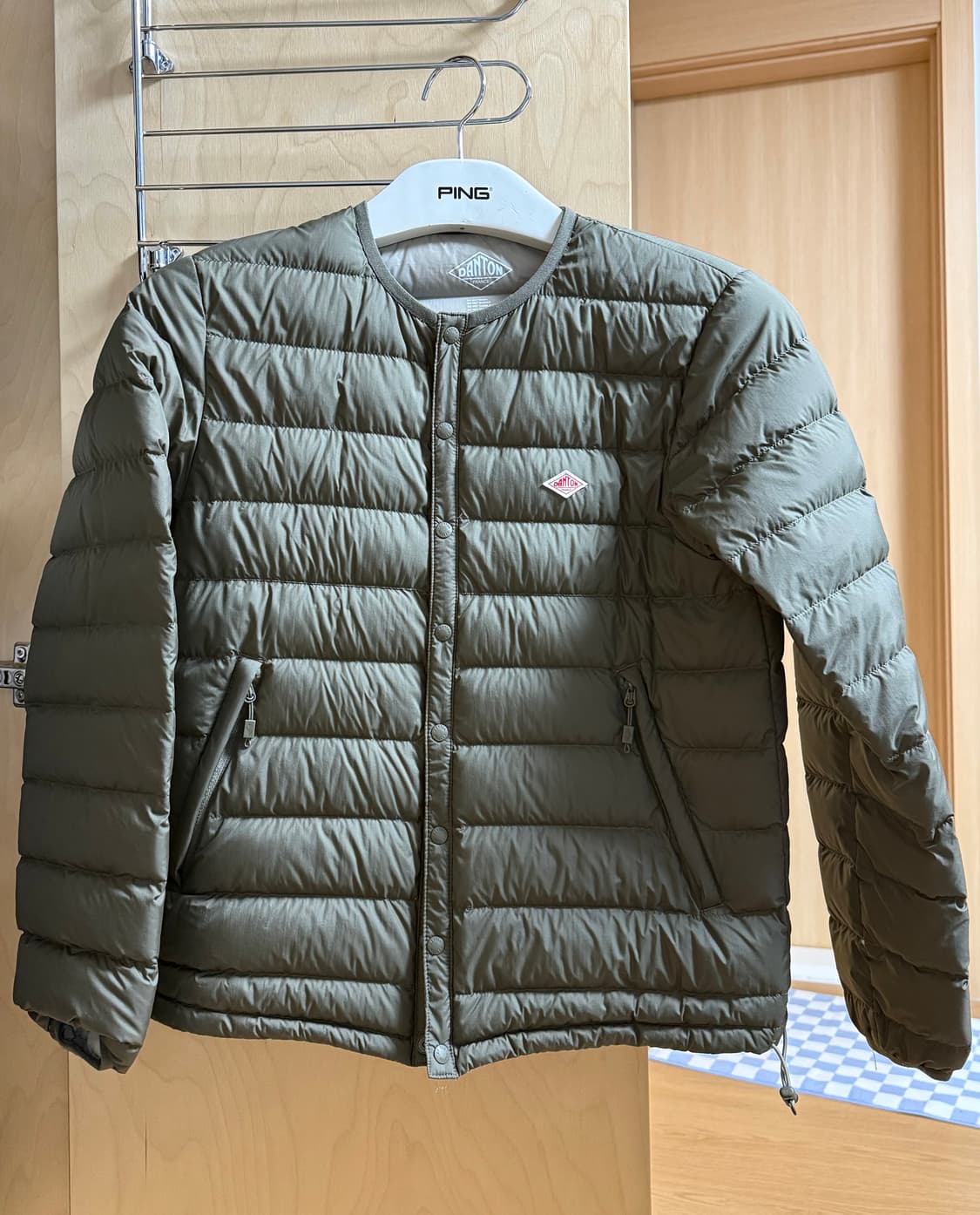 단톤 경량패딩 (카키) 상품이미지1