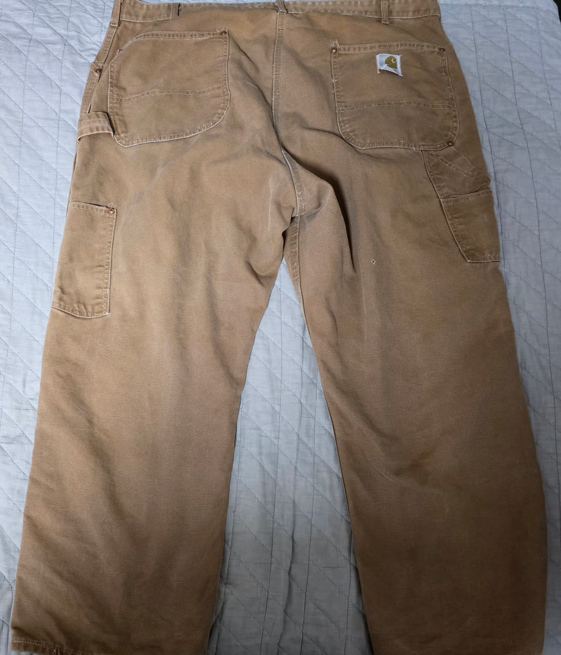 [40] 70s 빈티지 칼하트 구형 더블니 워크팬츠 탄 베이지 상품이미지5