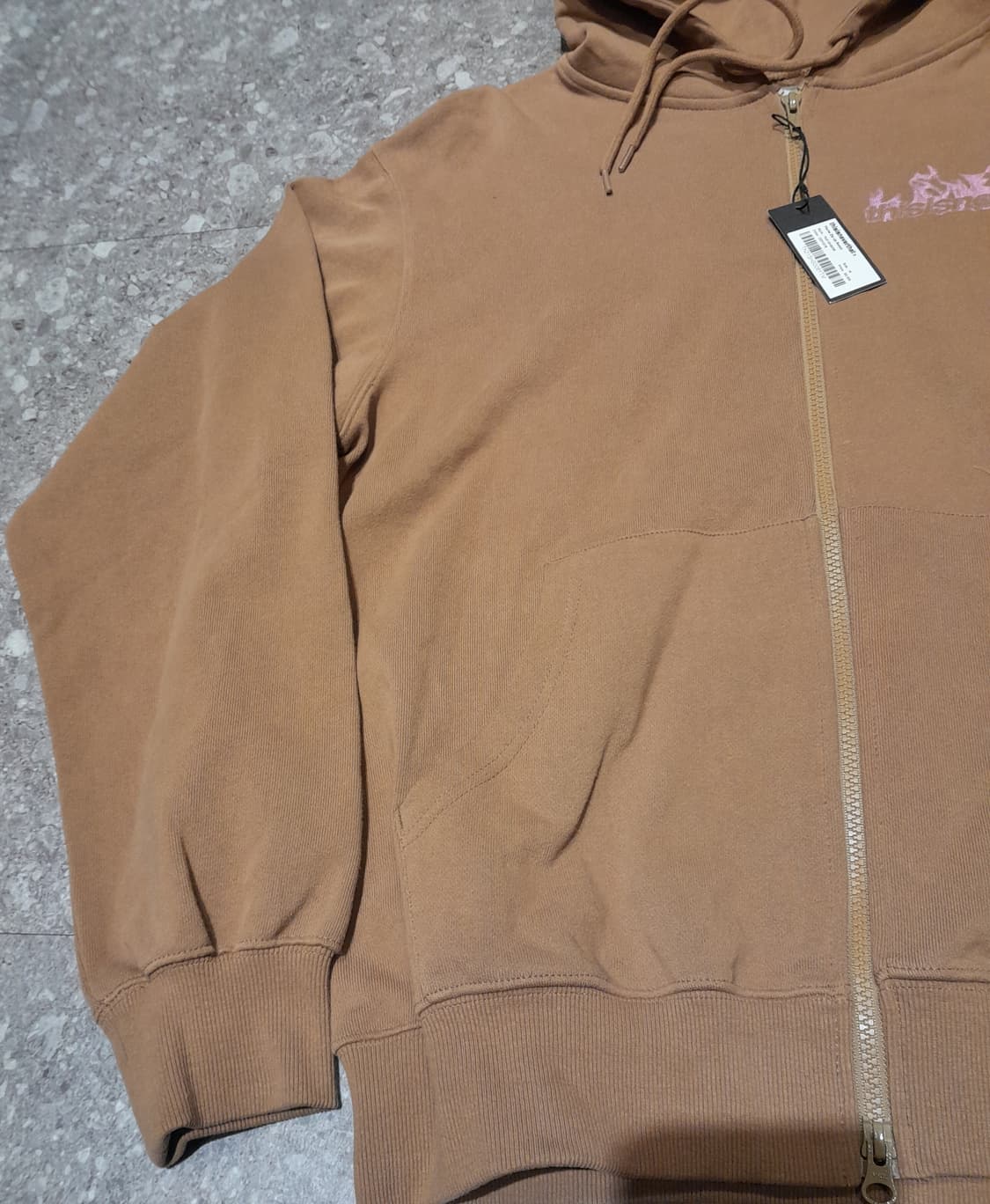 💥(새상품) 디스이즈네버댓 플레임 후드집업 브라운 (M)
 상품이미지6