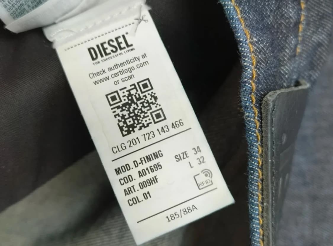 Diesel 디젤 D-Fining 데님 청바지 34사이즈 상품이미지10