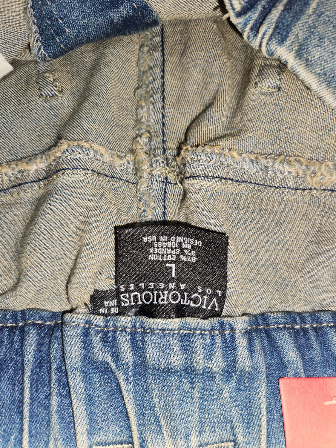 새것)빅토리어스 남성 조거 데님 팬츠 L(34) 상품이미지5