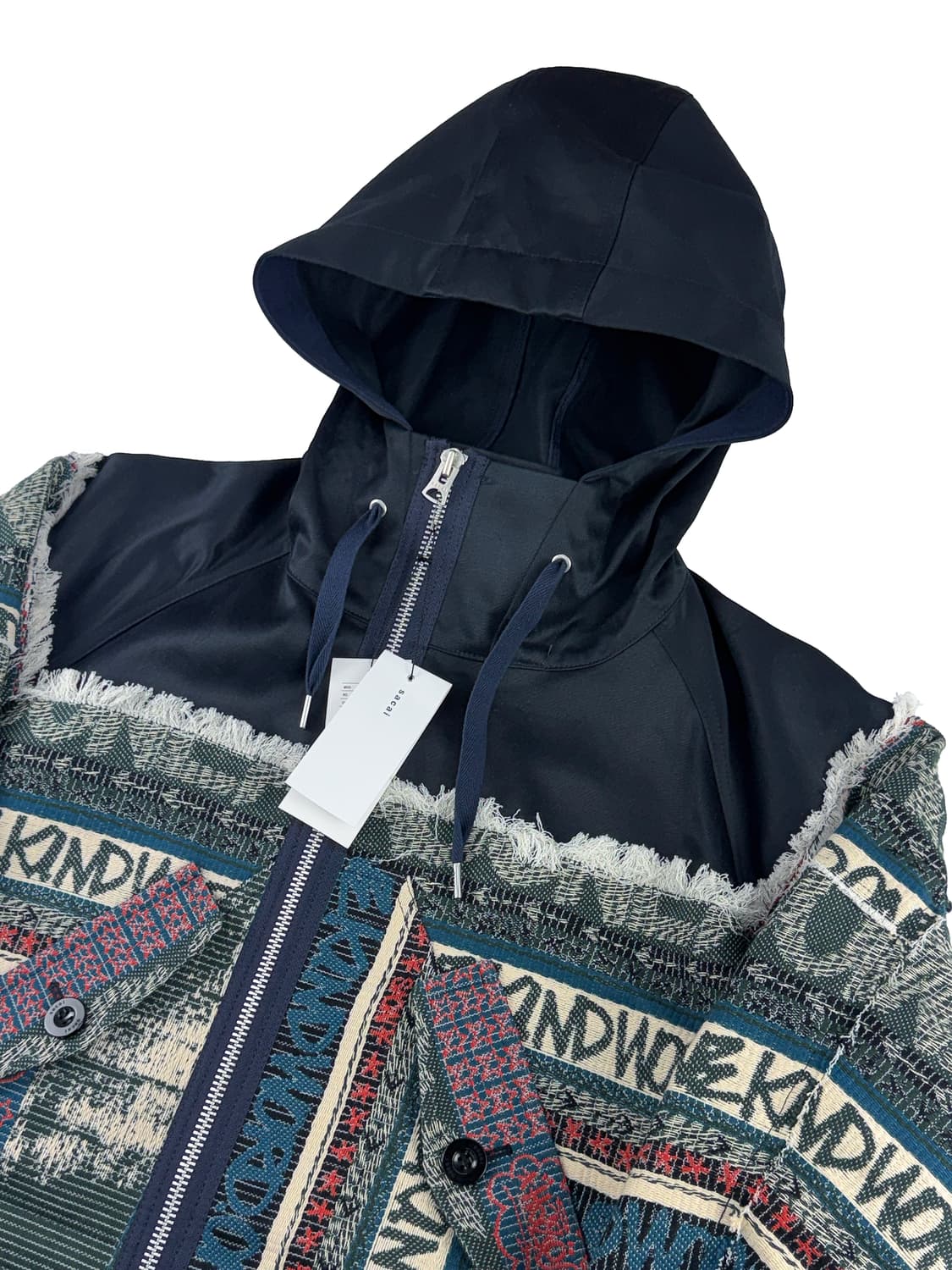 사카이 에릭헤이즈 자카드 후드 블루종 (새상품) 상품이미지3