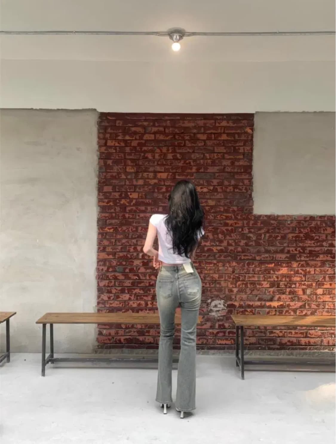 데이빈 베니 빈티지 워싱 부츠컷 데님 S 상품이미지2