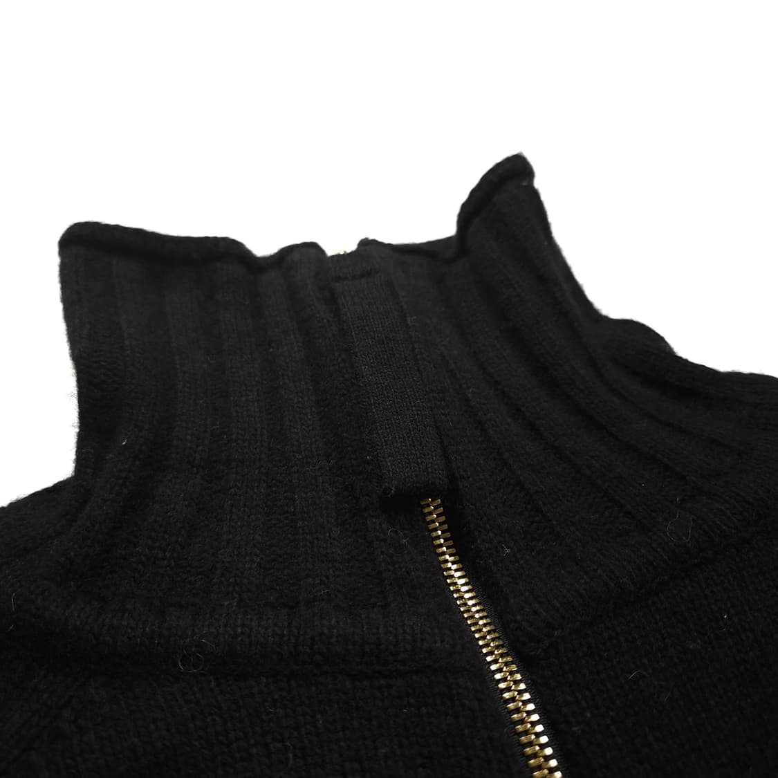 마뗑킴 스펠아웃 빅로고 블랙 니트 집업 (90) 상품이미지6