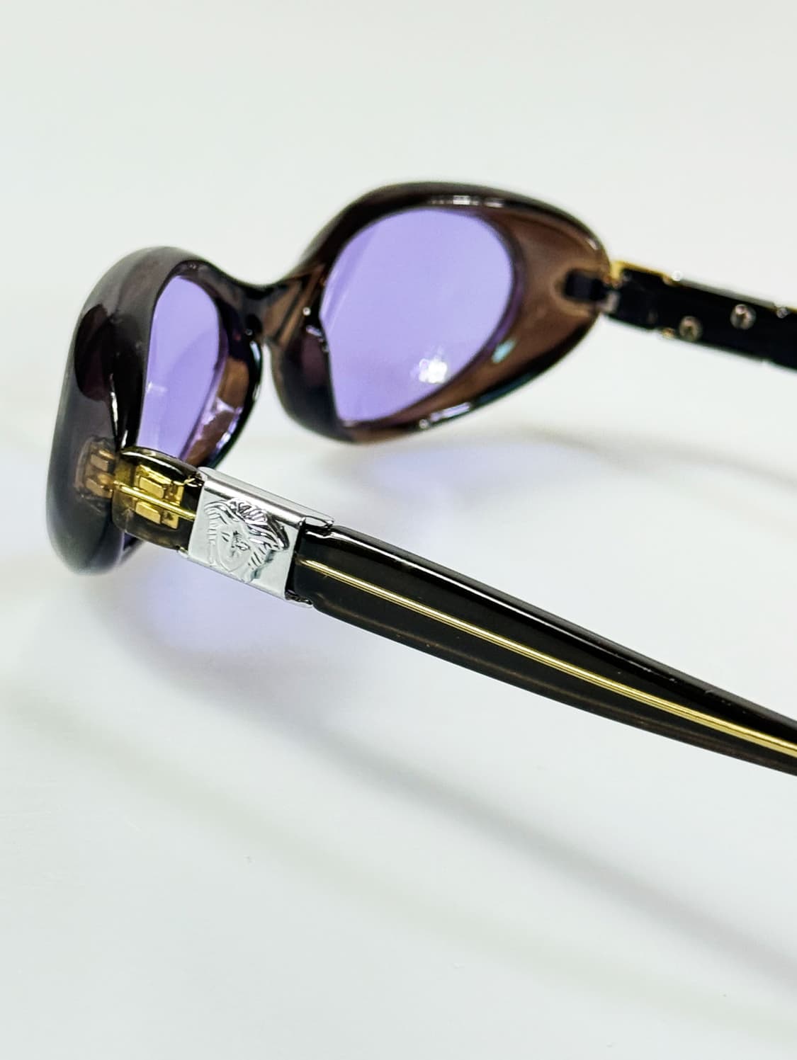 90s One Last Kiss 볼드 오벌 틴트 빈티지 선글라스 상품이미지4