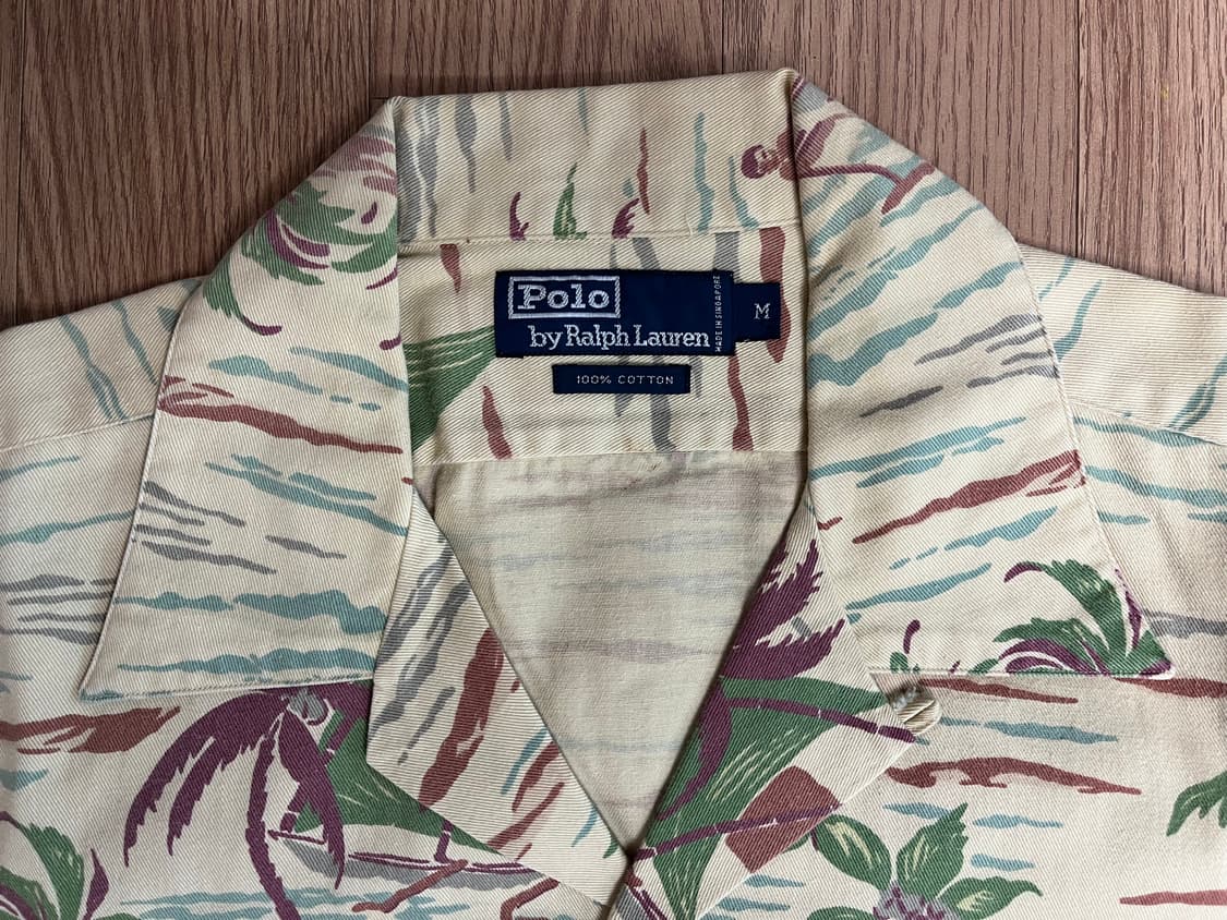 폴로 랄프로렌 코튼 하와이안 캠프 셔츠 사이즈 M 상품이미지4