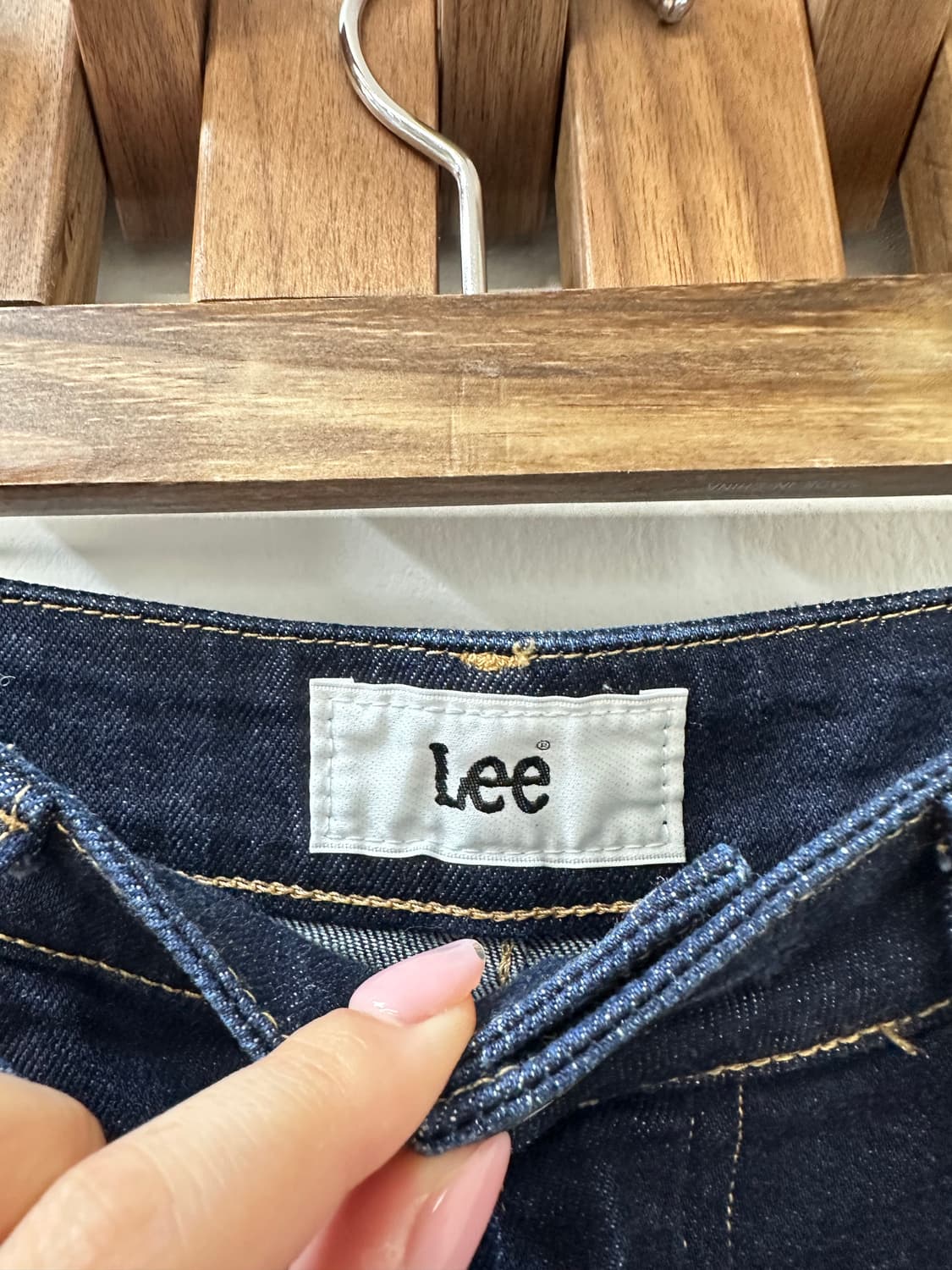 일본판 Japan Lee 리 뒷트임 데님 스커트 청 스커트 상품이미지6