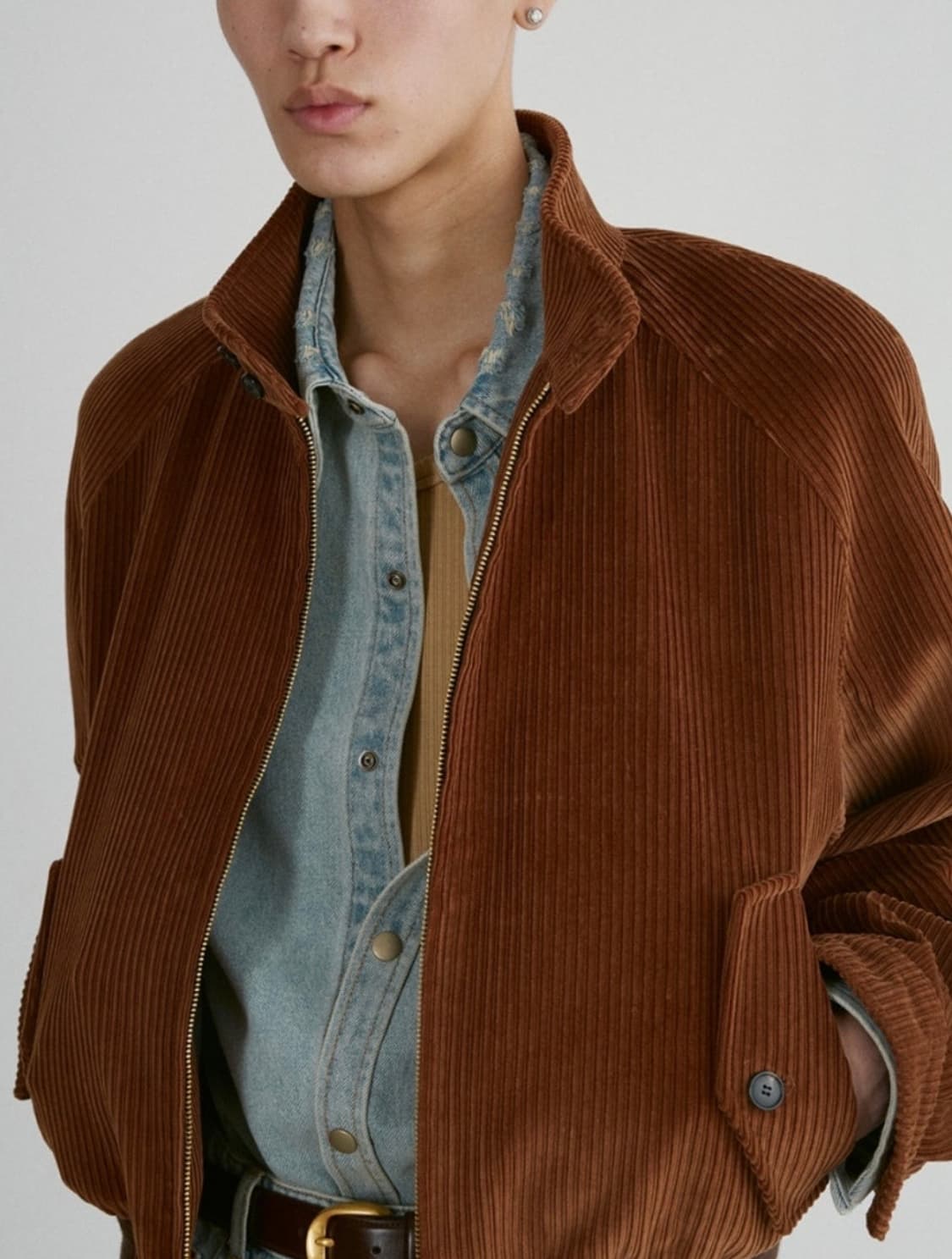 렉토 24FW 잭 코듀로이 해링턴 점퍼 상품이미지9