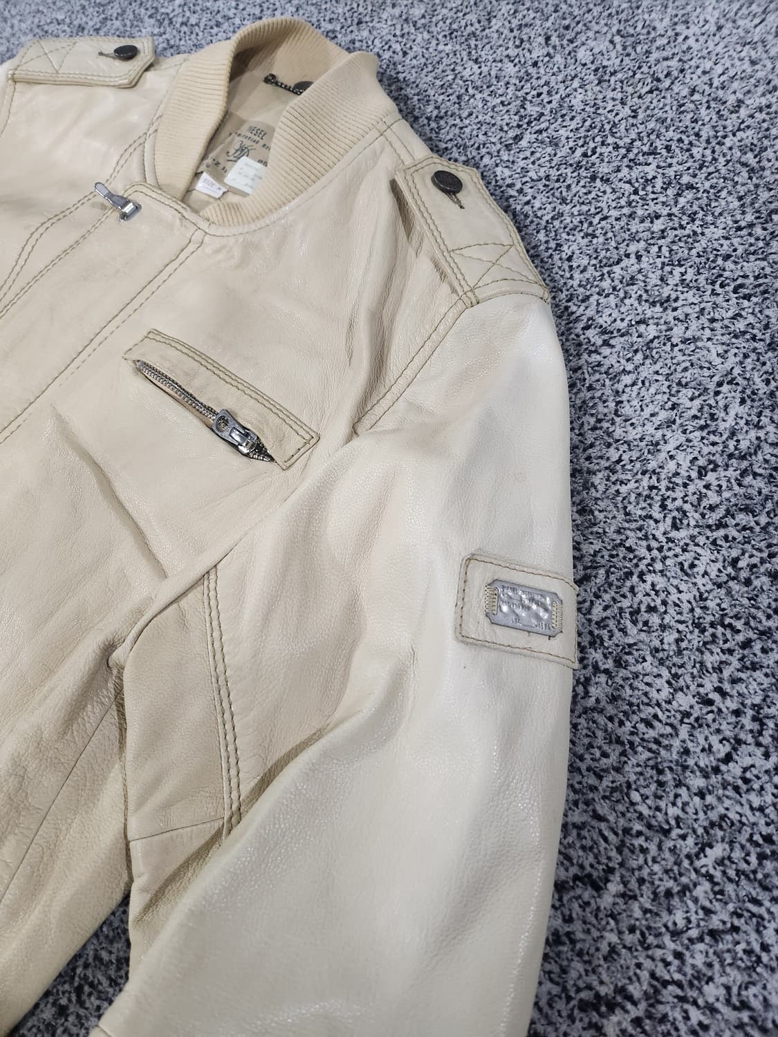 디젤 레더 자켓 (M사이즈) 상품이미지5