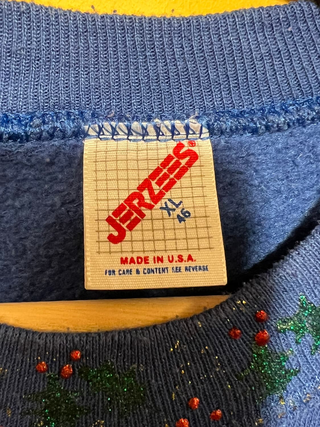 90s [여성XL] USA MADE 크리스마스 빈티지 맨투맨 상품이미지6