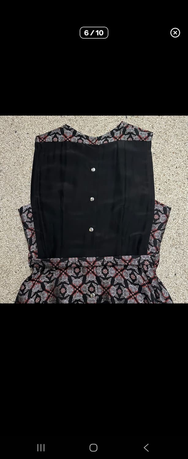 Maison kitsune 메종 키츠네 메탈릭 원피스 상품이미지5