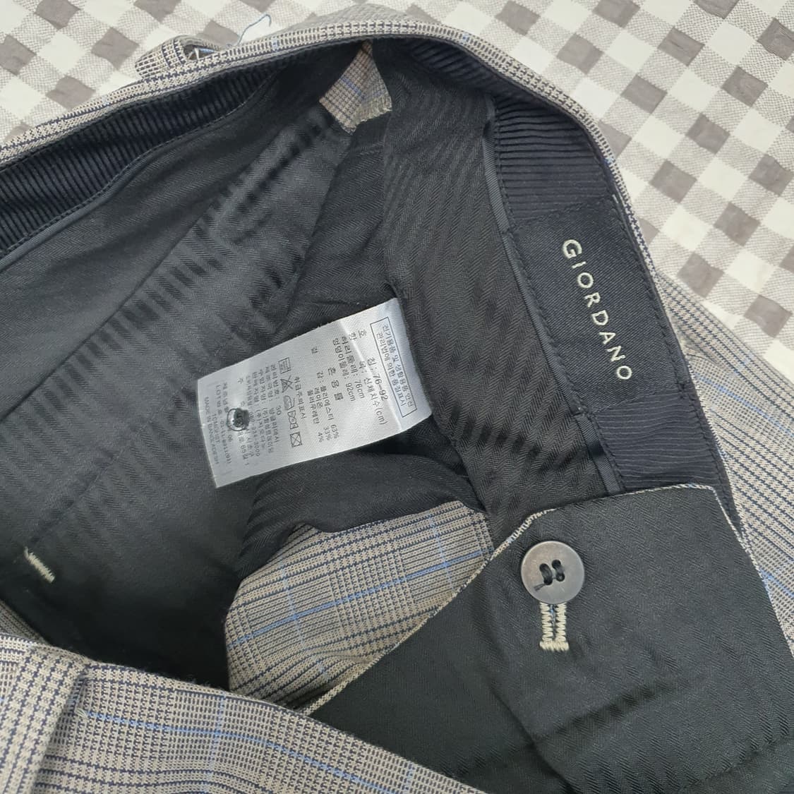 지오다노 스판 슬랙스 팬츠 남자30 (2벌가격) 상품이미지3
