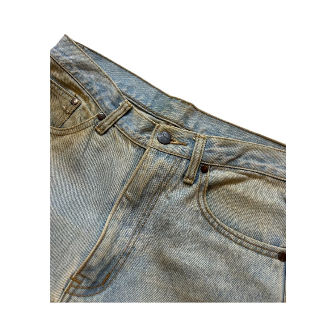 W-S) 랭글러 Wrangler 라이트 워싱 스트레이트 핏 데님 팬츠 B 상품이미지5