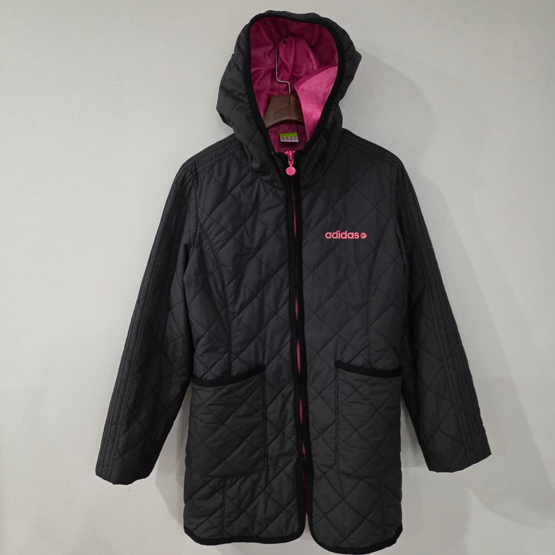아디다스 네오 퀼팅 후드 자켓 S 상품이미지1