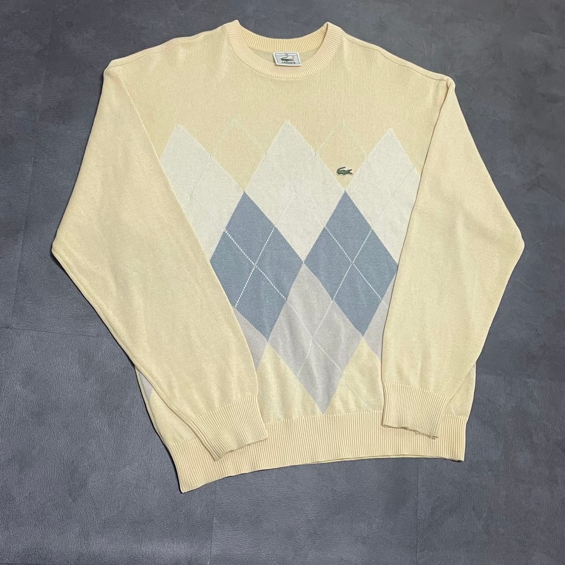 라코스테 아가일 니트 (남녀공용 상품이미지3