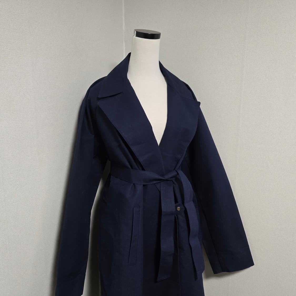 르17셉템버 네이비 오버핏 코트 / 여자 코트/ 여성 코트  상품이미지7