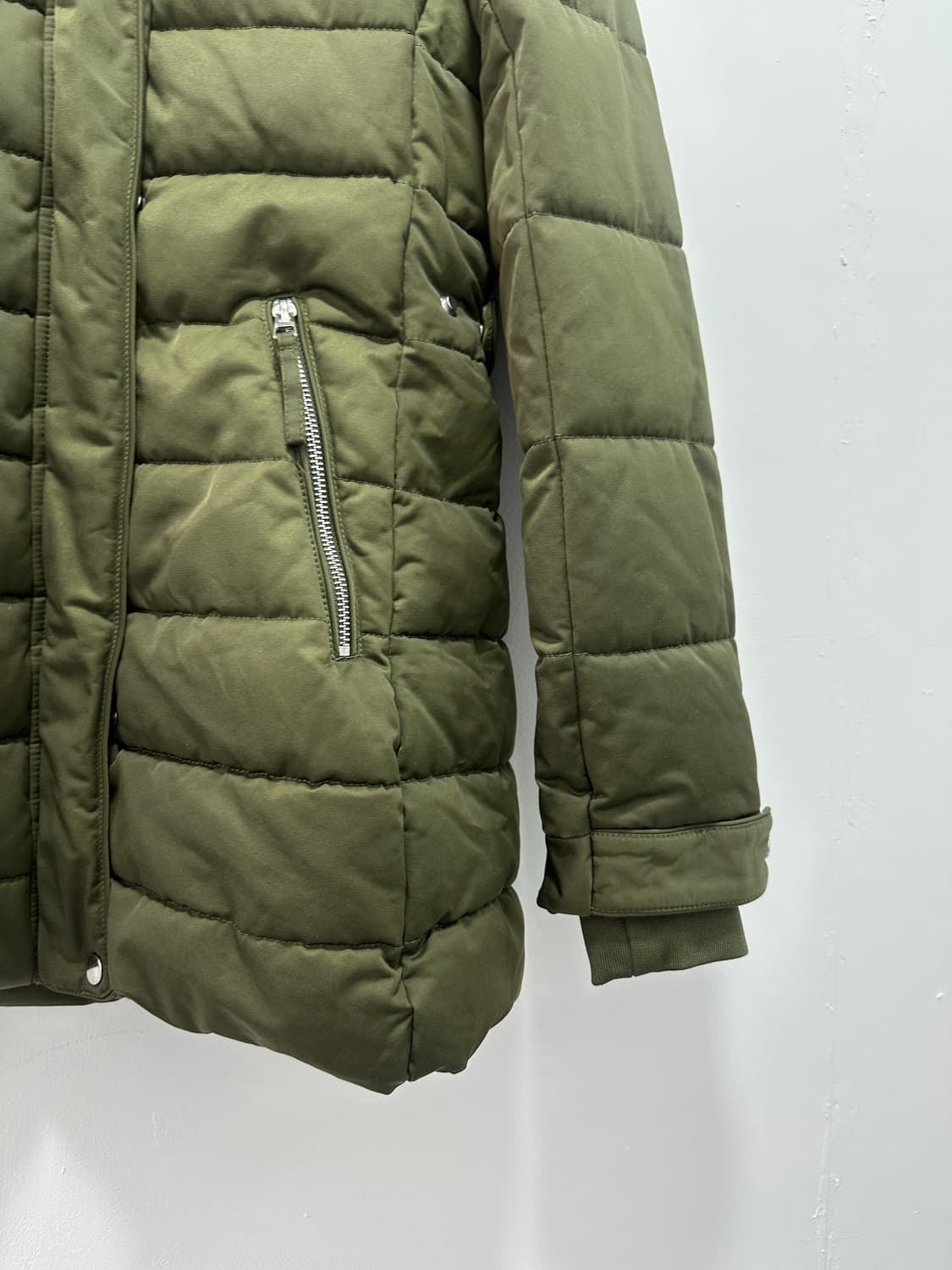 Zara khaki fur padding   상품이미지6