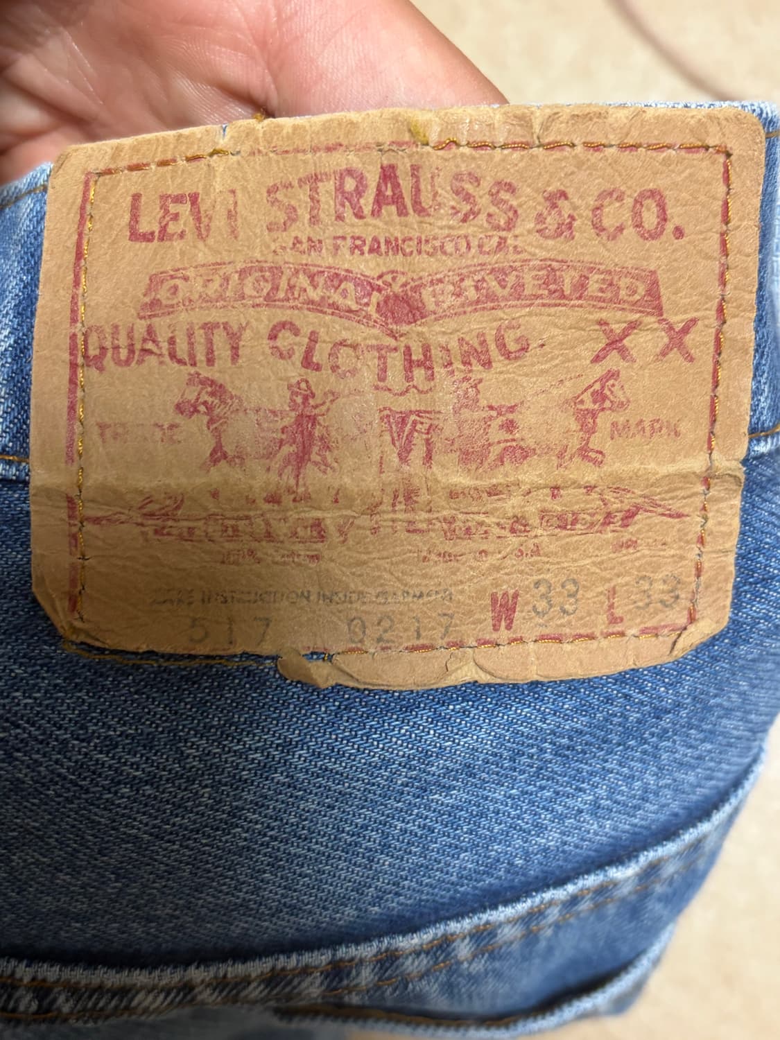 80s usa Levis 517 상품이미지5