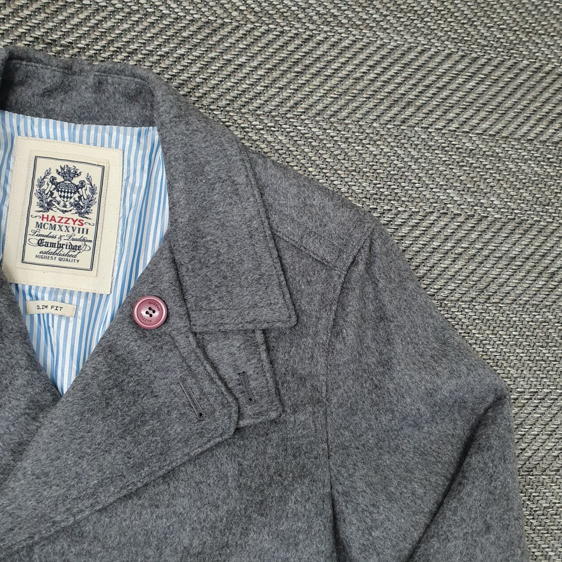 헤지스 더블버튼 울 자켓 남자105 상품이미지3