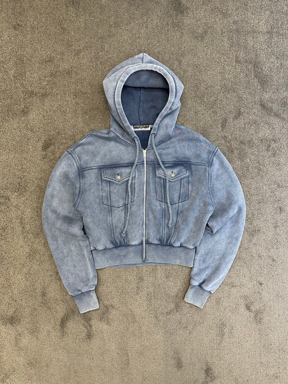 아크네 스튜디오 크롭 후드 자켓 XXS 상품이미지1