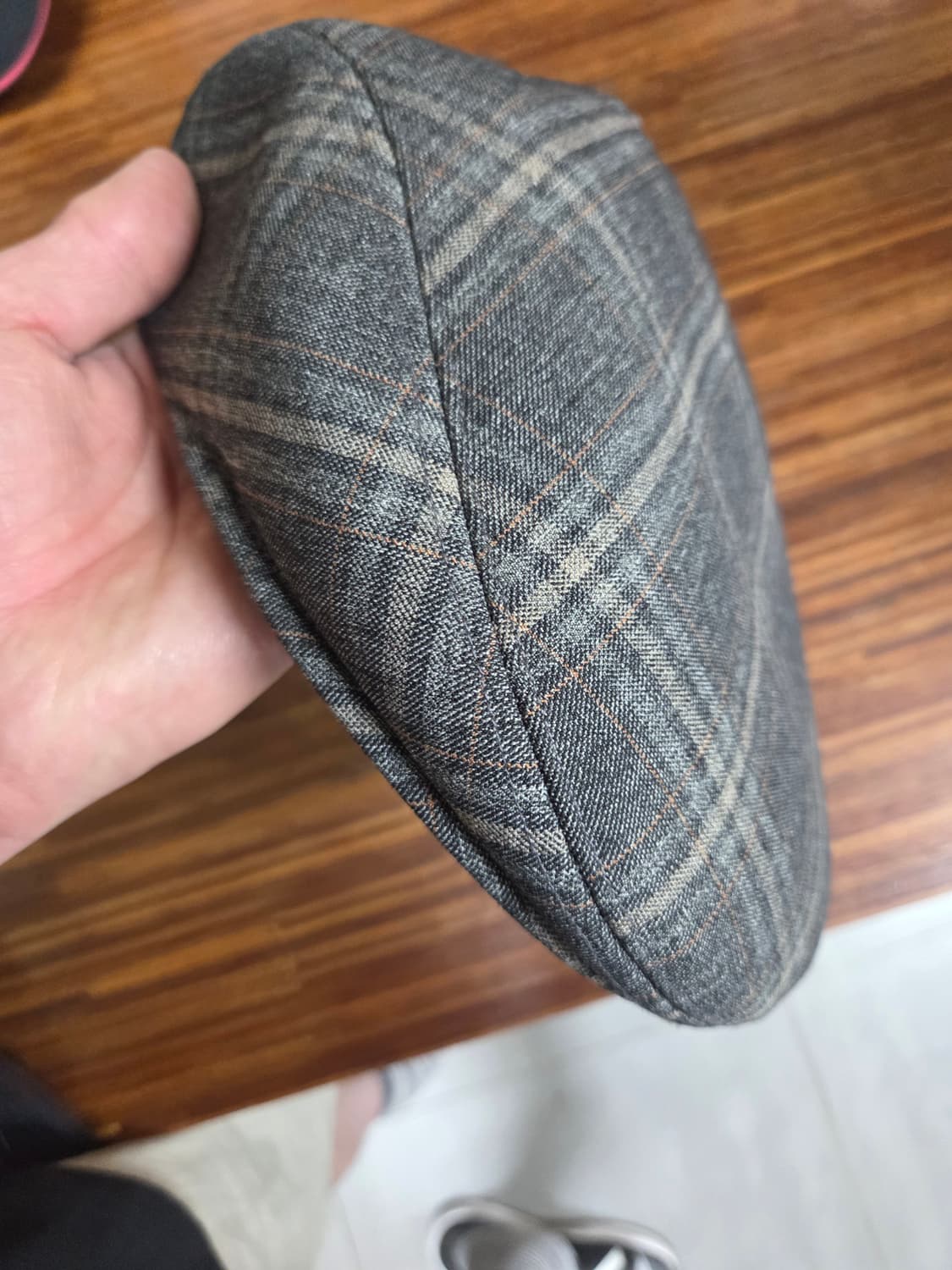 피에르발망 체크 베레모 헌팅캡 모자 60 xl 상품이미지6