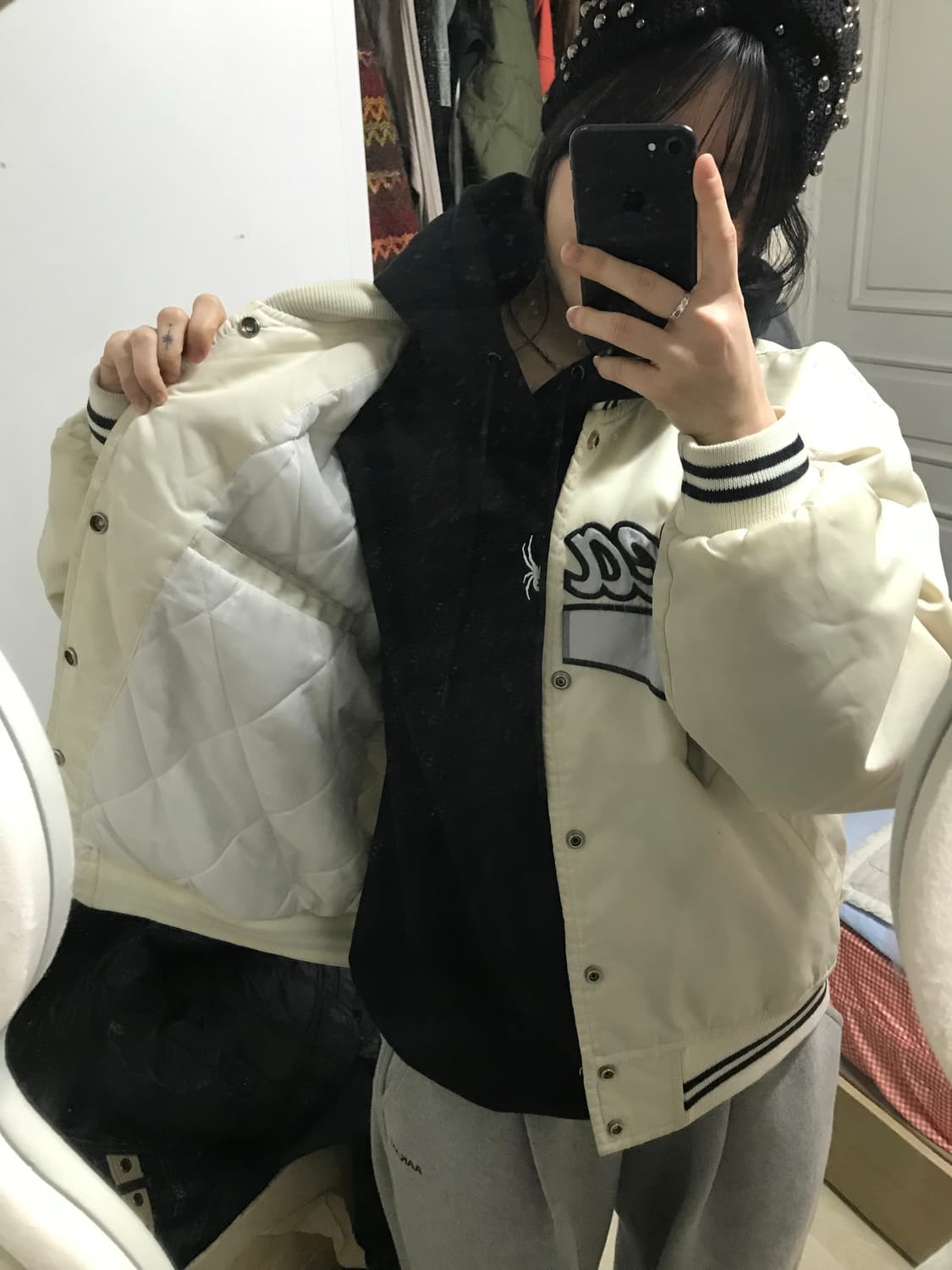 로카웨어 누빔 항공점퍼 상품이미지5