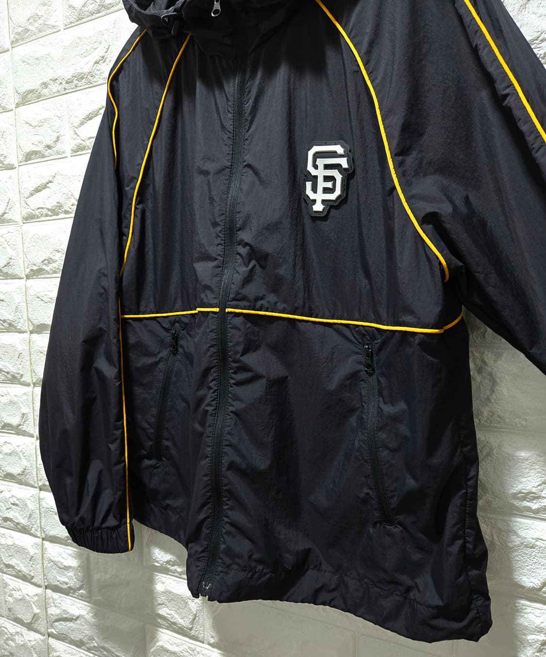 MLB 베이직 썸머 파이핑 바람막이 XS 상품이미지7