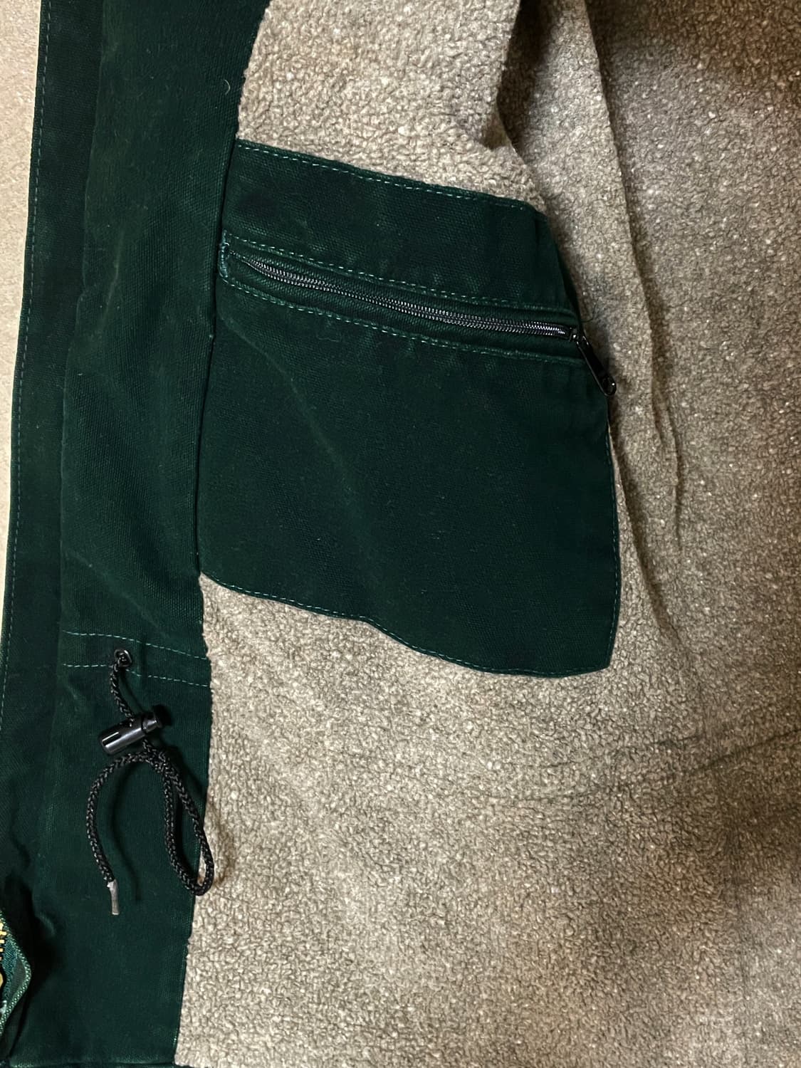 칼하트 샌드스톤 덕 자켓 다크그린 S 105 상품이미지4