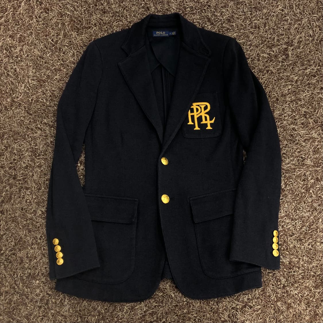 폴로 랄프로렌 금장 니트 블레이저 자켓  상품이미지1