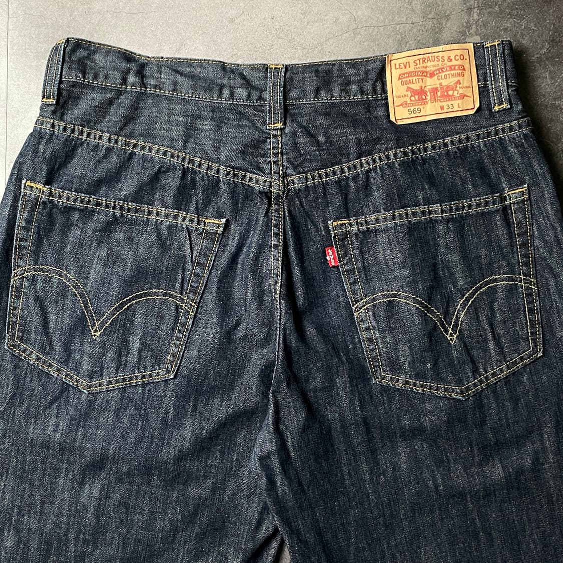 LEVI'S 리바이스569 빈티지 인디고 데님 하프팬츠 A01170 상품이미지6