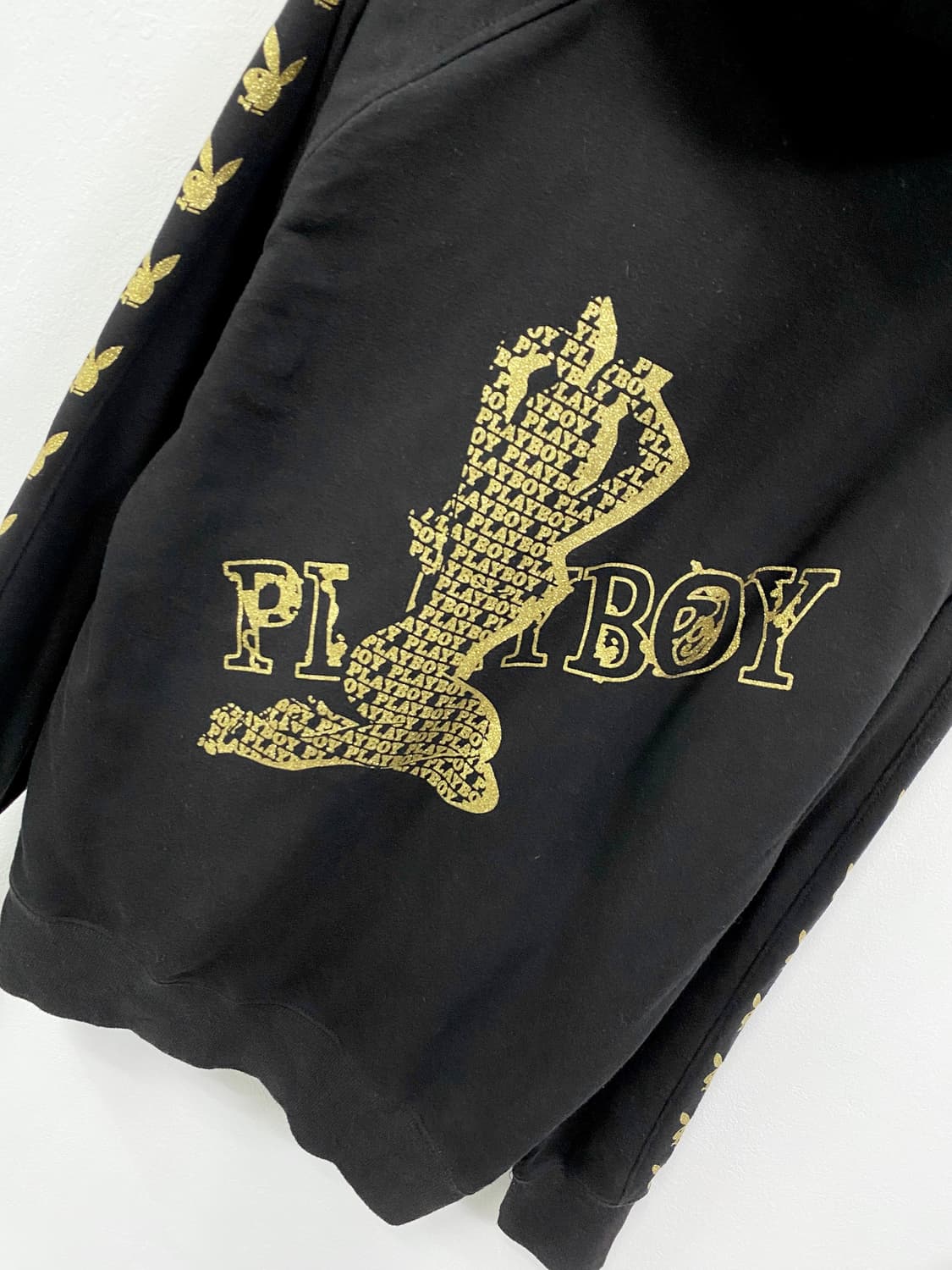 [PLAYBOY] 플레이보이 갸루 골드 글리터 후드집업 상품이미지7