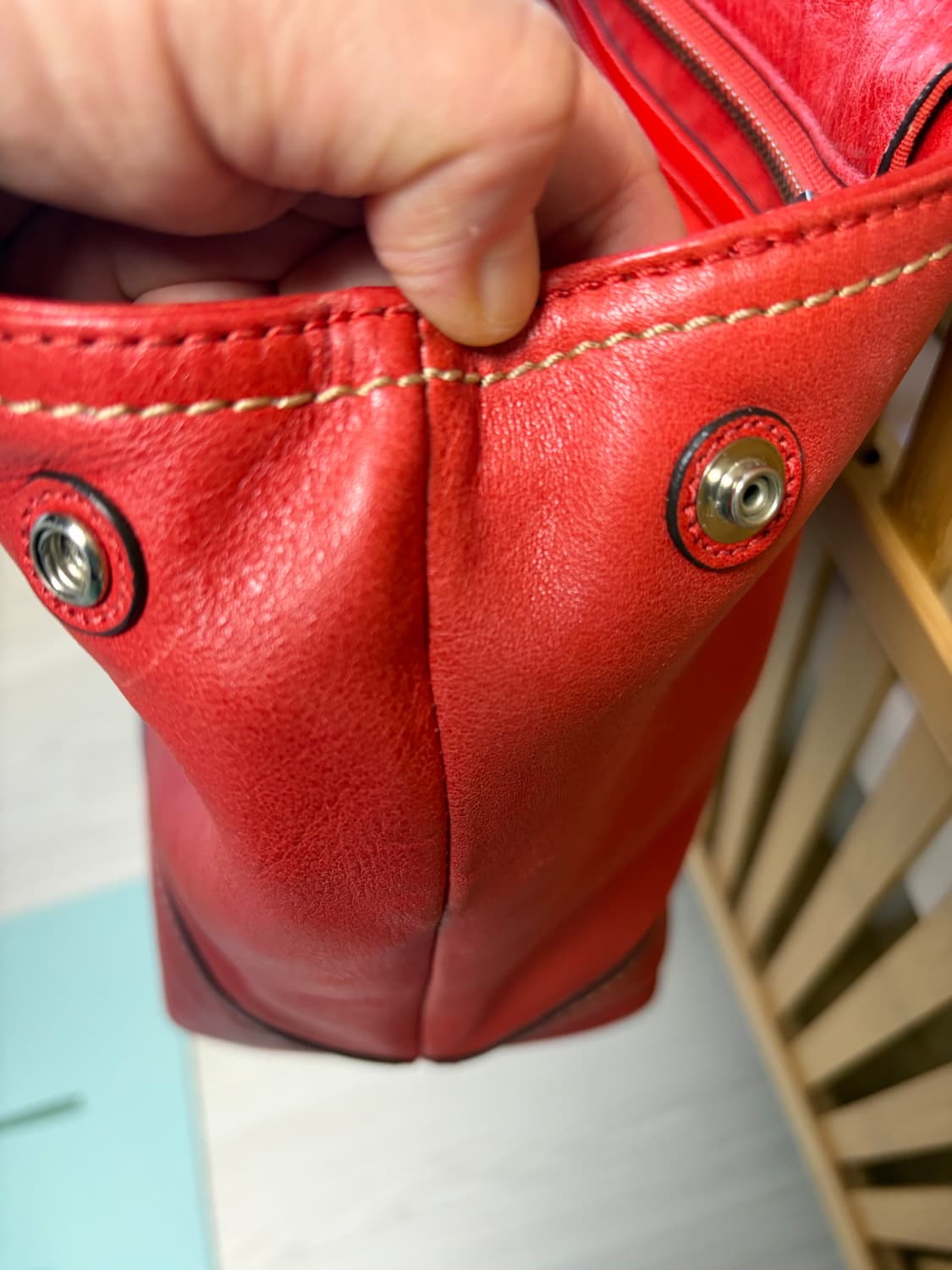 코치coach 리얼레더 쇼퍼백 상품이미지7