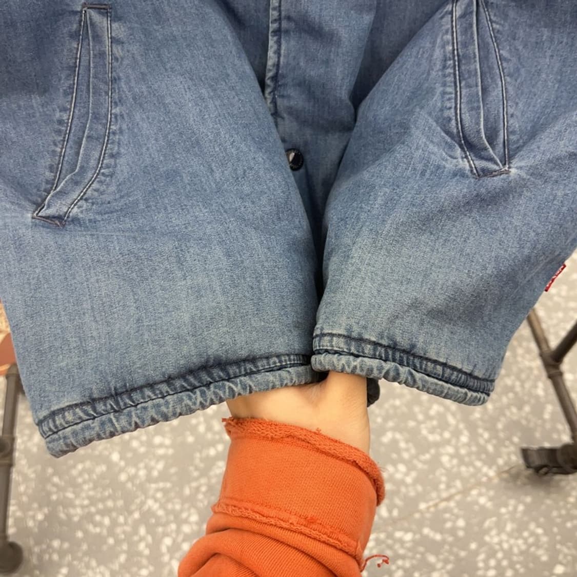 리바이스 캐주얼 빈티지 오버핏 데님 봄버 자켓 L C08864 상품이미지10