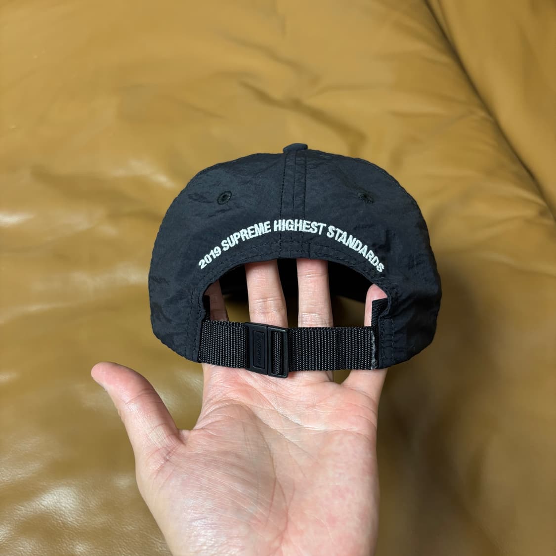 Supreme 슈프림 설산 블랙 6패널 볼캡 모자 (Black) 상품이미지7