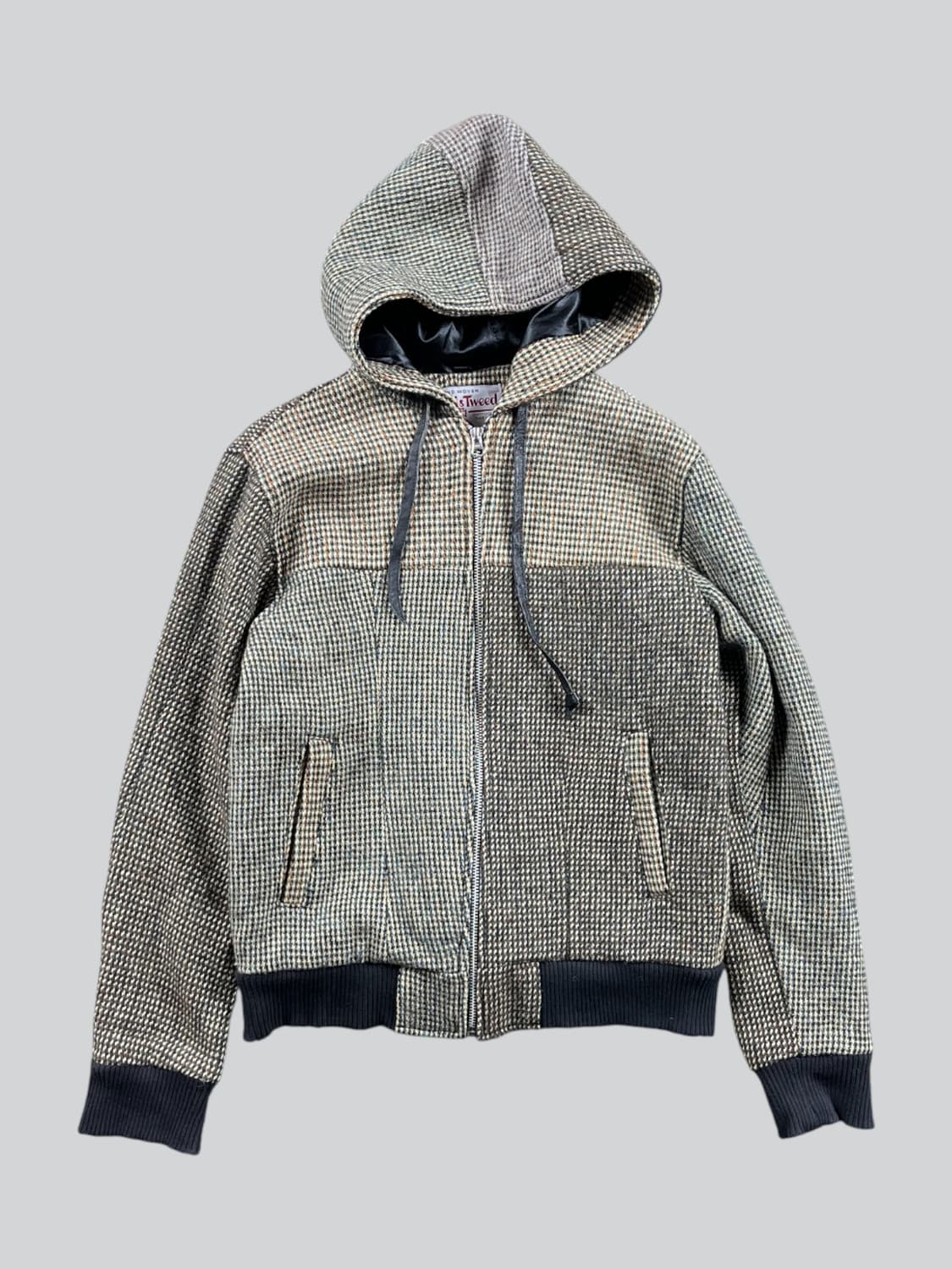 Harris Tweed 울 후드 자켓 상품이미지1