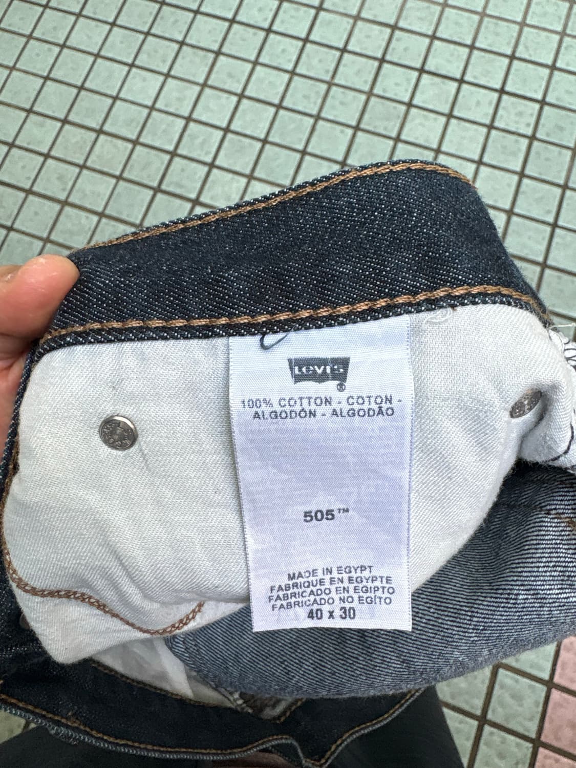 리바이스 505 데님팬츠 40인치 상품이미지5