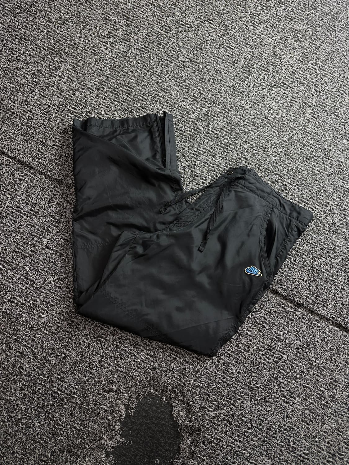 00s 나이키 올드스쿨 블랙 우븐 와이드 트랙팬츠 3665 상품이미지1