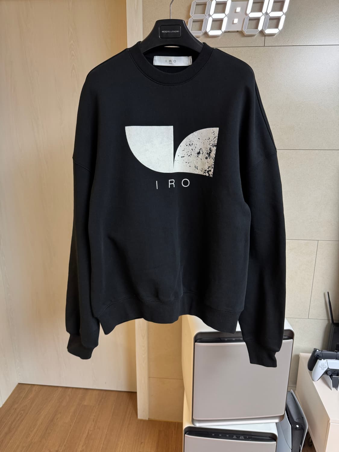 IRO PARIS 24fw 이로맨 벨벳 심볼 스웻셔츠 맨투맨 상품이미지2