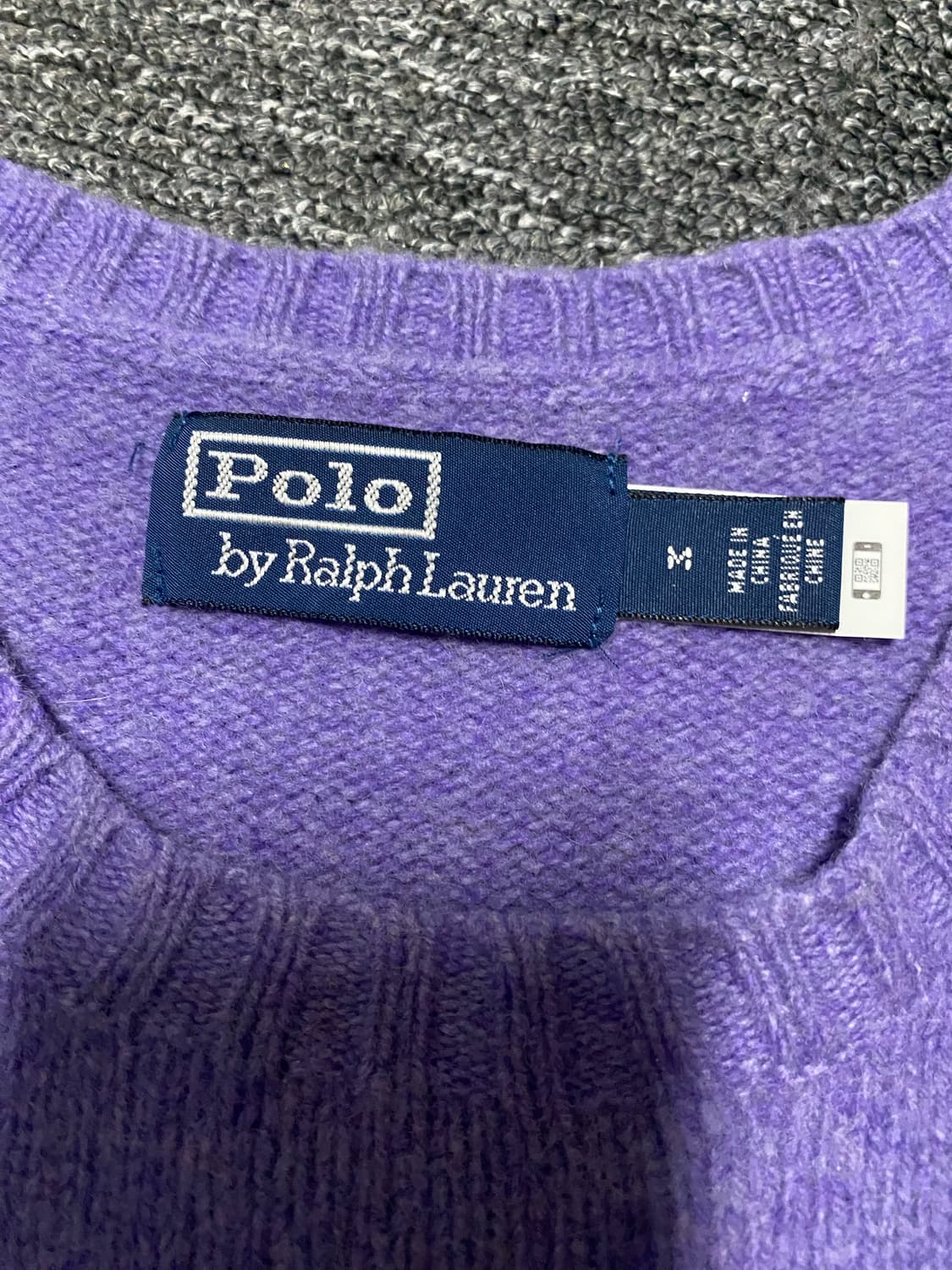 [최신형QR택] 반값이하 급처 폴로 울캐시미어 엘보 패치 니트 상품이미지3