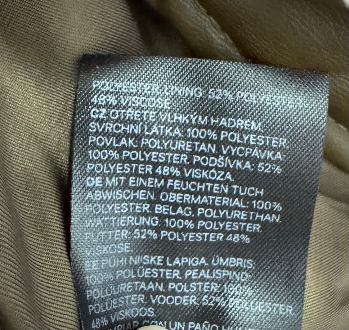 H&M 비스코스 레더 자켓 상품이미지8