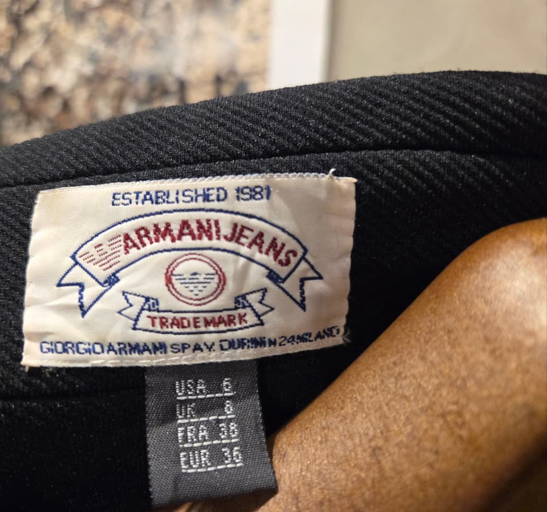 90'S 아르마니진 피코트 상품이미지7