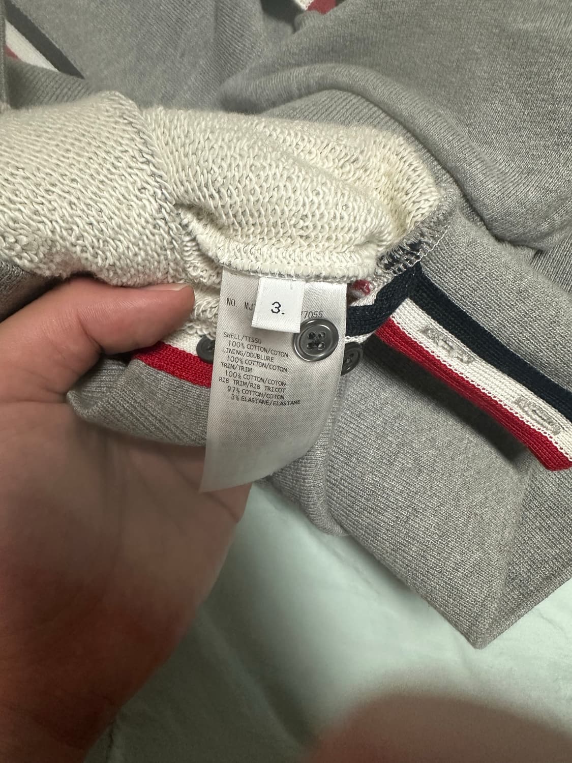 톰브라운 맨투맨 3->4 상품이미지5