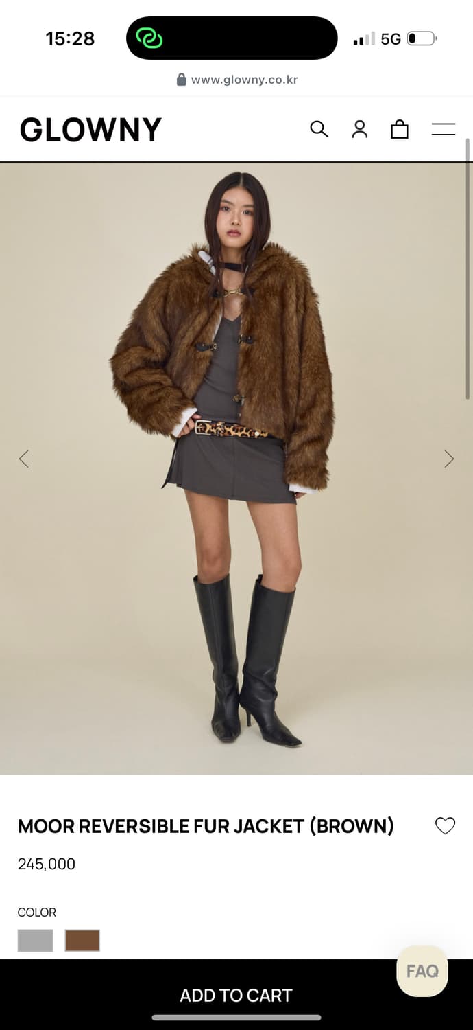 무어 리버시블 퍼 자켓 MOOR REVERSIBLE FUR JACKET 상품이미지1